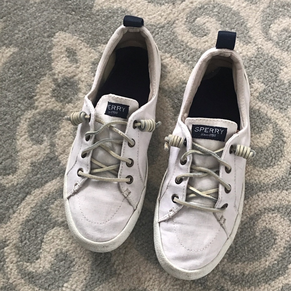 Sperry White Canvas Sneakers